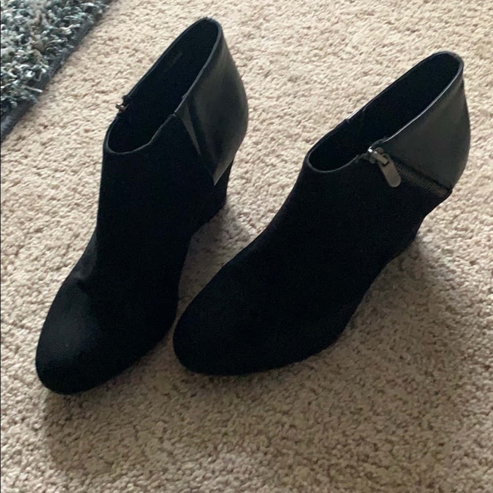 Chinese Laundry suede and leather booties